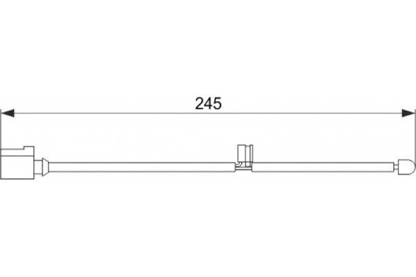 Bosch Προειδοπ. επαφή, Φθορά Υλικού Τριβής Των Φρένων - 1 987 474 563 Bosch Προειδοπ. επαφή, Φθορά Υλικού Τριβής Των Φρένων - 1 987 474 563