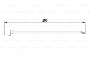 Bosch Προειδοπ. επαφή, Φθορά Υλικού Τριβής Των Φρένων - 1 987 474 565