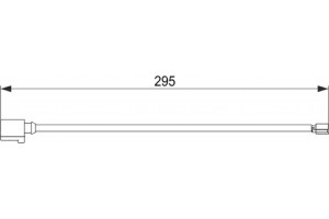Bosch Προειδοπ. επαφή, Φθορά Υλικού Τριβής Των Φρένων - 1 987 474 565