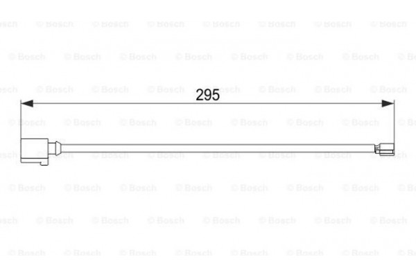 Bosch Προειδοπ. επαφή, Φθορά Υλικού Τριβής Των Φρένων - 1 987 474 565