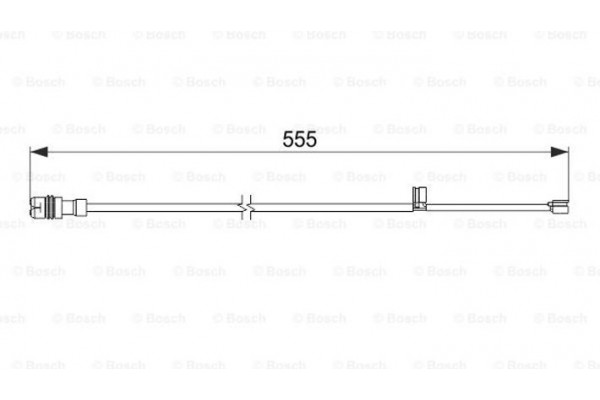 Bosch Προειδοπ. επαφή, Φθορά Υλικού Τριβής Των Φρένων - 1 987 474 568