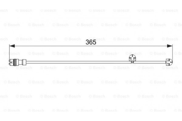 Bosch Προειδοπ. επαφή, Φθορά Υλικού Τριβής Των Φρένων - 1 987 474 570