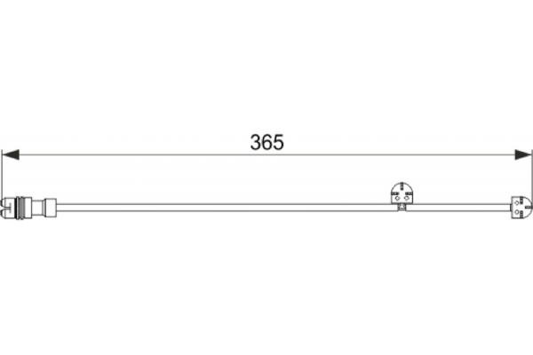 Bosch Προειδοπ. επαφή, Φθορά Υλικού Τριβής Των Φρένων - 1 987 474 570 Bosch Προειδοπ. επαφή, Φθορά Υλικού Τριβής Των Φρένων - 1 987 474 570