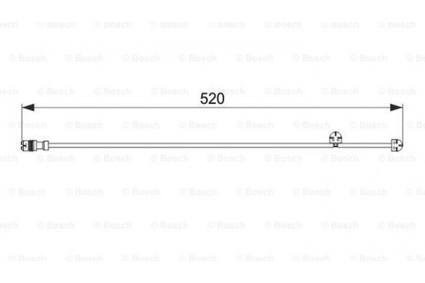 Bosch Προειδοπ. επαφή, Φθορά Υλικού Τριβής Των Φρένων - 1 987 474 571