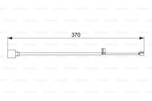 Bosch Προειδοπ. επαφή, Φθορά Υλικού Τριβής Των Φρένων - 1 987 474 572