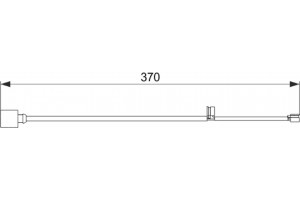 Bosch Προειδοπ. επαφή, Φθορά Υλικού Τριβής Των Φρένων - 1 987 474 572