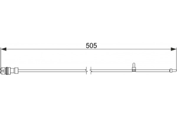 Bosch Προειδοπ. επαφή, Φθορά Υλικού Τριβής Των Φρένων - 1 987 474 593 Bosch Προειδοπ. επαφή, Φθορά Υλικού Τριβής Των Φρένων - 1 987 474 593