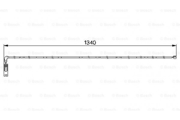 Bosch Προειδοπ. επαφή, Φθορά Υλικού Τριβής Των Φρένων - 1 987 474 944