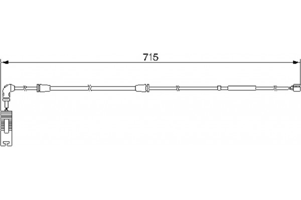 Bosch Προειδοπ. επαφή, Φθορά Υλικού Τριβής Των Φρένων - 1 987 474 946 Bosch Προειδοπ. επαφή, Φθορά Υλικού Τριβής Των Φρένων - 1 987 474 946