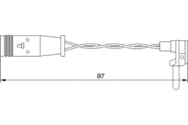 Bosch Προειδοπ. επαφή, Φθορά Υλικού Τριβής Των Φρένων - 1 987 474 966 Bosch Προειδοπ. επαφή, Φθορά Υλικού Τριβής Των Φρένων - 1 987 474 966