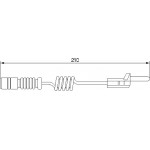 Bosch Προειδοπ. επαφή, Φθορά Υλικού Τριβής Των Φρένων - 1 987 474 969