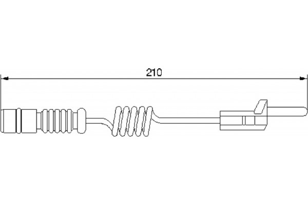 Bosch Προειδοπ. επαφή, Φθορά Υλικού Τριβής Των Φρένων - 1 987 474 969