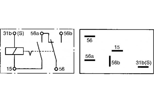 Bosch Ρελέ, Προβολέας Μεγάλων Φώτων - 0 332 515 009