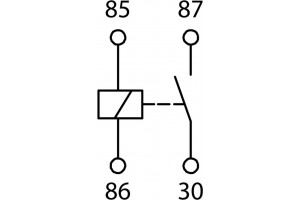 Bosch Ρελέ, Ρεύμα Λειτουργίας - 0 986 AH0 080