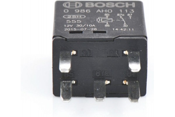 Bosch Ρελέ, Ρεύμα Λειτουργίας - 0 986 AH0 113