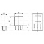 Bosch Ρελέ - 0 332 011 007