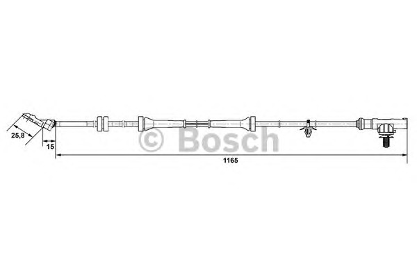 Bosch Αισθητήρας, Στροφές Τροχού - 0 265 007 537