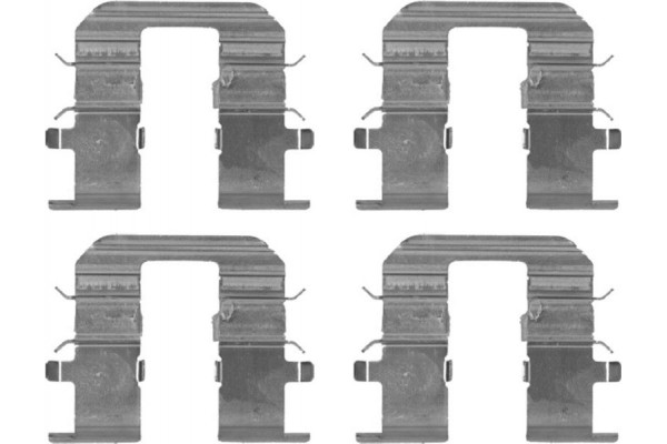 Bosch Σετ βοηθ. εξαρτημάτων, Τακάκια Φρένων - 1 987 474 467