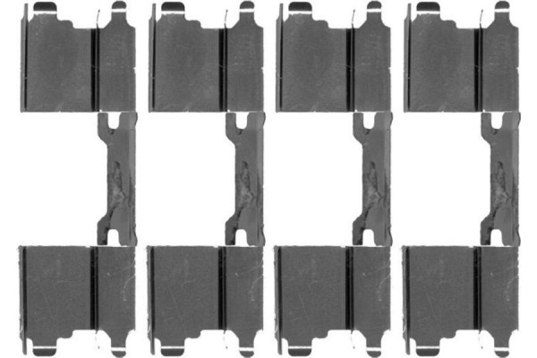 Bosch Σετ βοηθ. εξαρτημάτων, Τακάκια Φρένων - 1 987 474 474