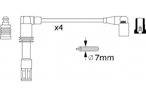Bosch Σετ Καλωδίων Υψηλής Τάσης - 0 986 356 308