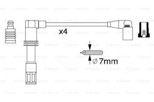Bosch Σετ Καλωδίων Υψηλής Τάσης - 0 986 356 308