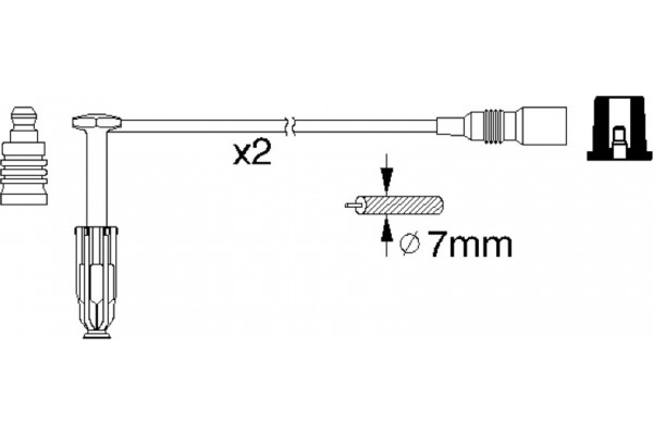 Bosch Σετ Καλωδίων Υψηλής Τάσης - 0 986 356 311