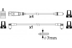 Bosch Σετ Καλωδίων Υψηλής Τάσης - 0 986 356 338