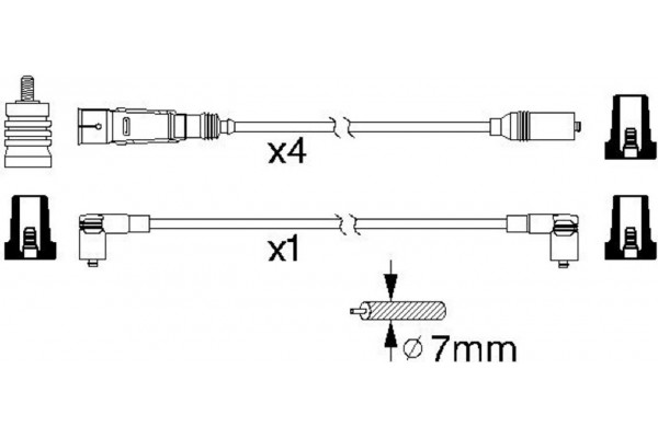 Bosch Σετ Καλωδίων Υψηλής Τάσης - 0 986 356 338