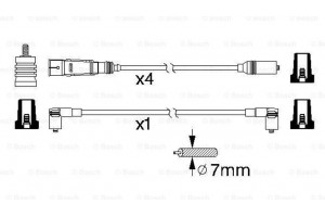 Bosch Σετ Καλωδίων Υψηλής Τάσης - 0 986 356 338