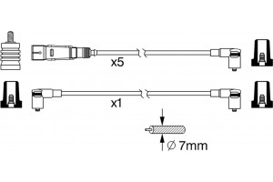 Bosch Σετ Καλωδίων Υψηλής Τάσης - 0 986 356 371