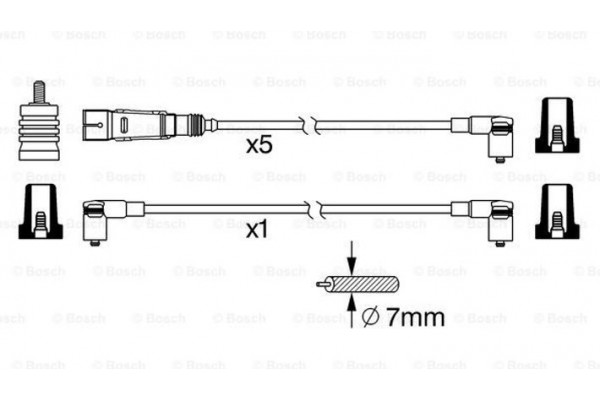 Bosch Σετ Καλωδίων Υψηλής Τάσης - 0 986 356 371