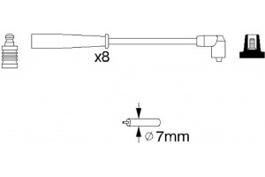 Bosch Σετ Καλωδίων Υψηλής Τάσης - 0 986 356 707