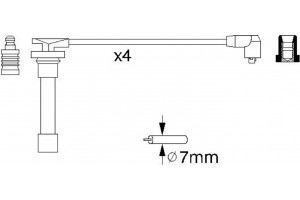 Bosch Σετ Καλωδίων Υψηλής Τάσης - 0 986 356 721
