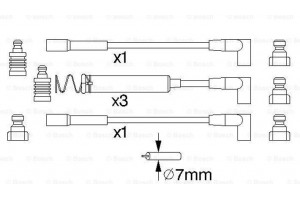 Bosch Σετ Καλωδίων Υψηλής Τάσης - 0 986 356 723