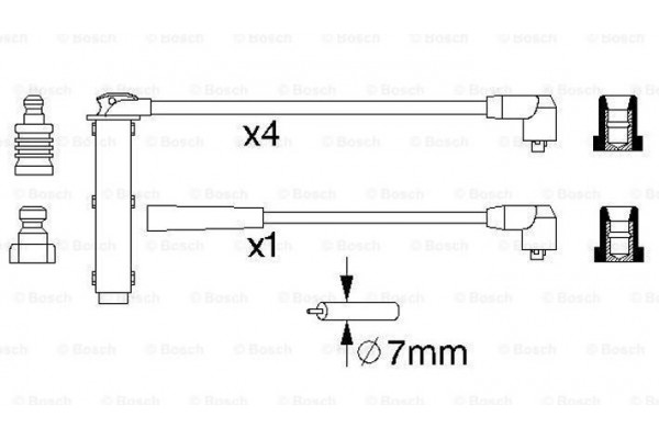 Bosch Σετ Καλωδίων Υψηλής Τάσης - 0 986 356 731