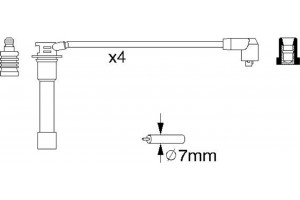 Bosch Σετ Καλωδίων Υψηλής Τάσης - 0 986 356 742