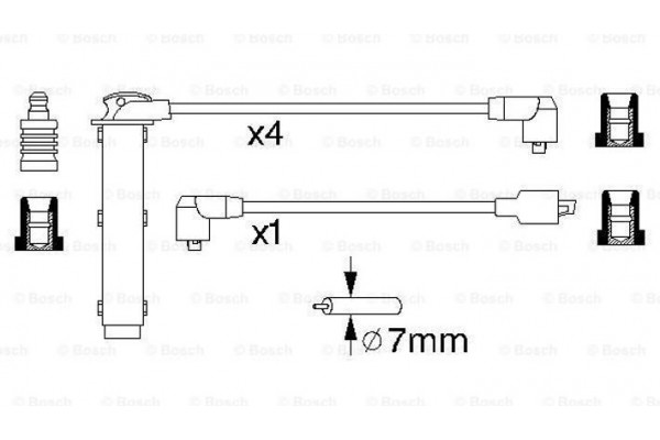 Bosch Σετ Καλωδίων Υψηλής Τάσης - 0 986 356 748