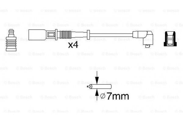 Bosch Σετ Καλωδίων Υψηλής Τάσης - 0 986 356 754