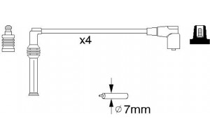 Bosch Σετ Καλωδίων Υψηλής Τάσης - 0 986 356 778