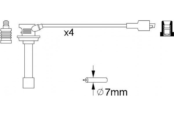 Bosch Σετ Καλωδίων Υψηλής Τάσης - 0 986 356 810
