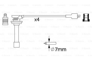 Bosch Σετ Καλωδίων Υψηλής Τάσης - 0 986 356 810