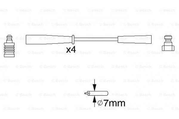 Bosch Σετ Καλωδίων Υψηλής Τάσης - 0 986 356 817