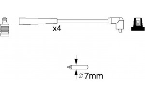 Bosch Σετ Καλωδίων Υψηλής Τάσης - 0 986 356 818