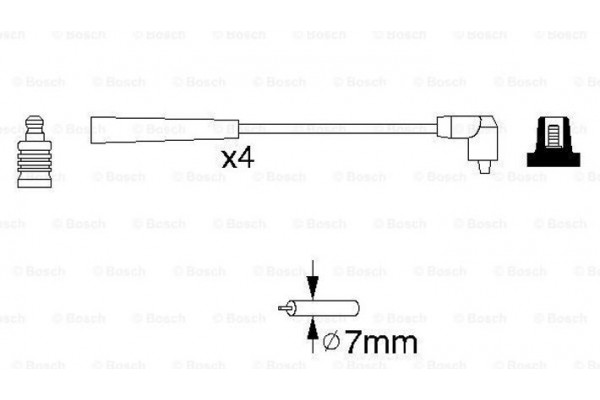 Bosch Σετ Καλωδίων Υψηλής Τάσης - 0 986 356 818