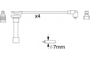 Bosch Σετ Καλωδίων Υψηλής Τάσης - 0 986 356 821