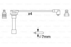 Bosch Σετ Καλωδίων Υψηλής Τάσης - 0 986 356 821