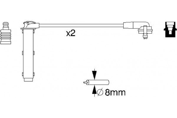 Bosch Σετ Καλωδίων Υψηλής Τάσης - 0 986 356 833