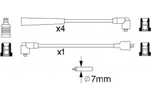 Bosch Σετ Καλωδίων Υψηλής Τάσης - 0 986 356 841