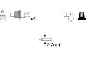 Bosch Σετ Καλωδίων Υψηλής Τάσης - 0 986 356 854