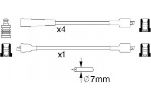 Bosch Σετ Καλωδίων Υψηλής Τάσης - 0 986 356 855